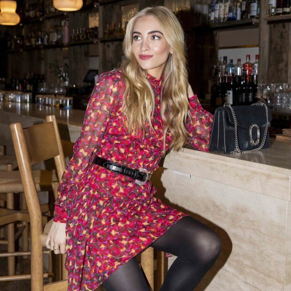 SALONI Isabel B Short Dress Sz 10 - Picture 2 of 8